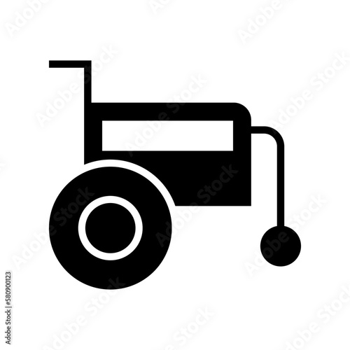 wheelchair icon or logo isolated sign symbol vector illustration - high quality black style vector icons
