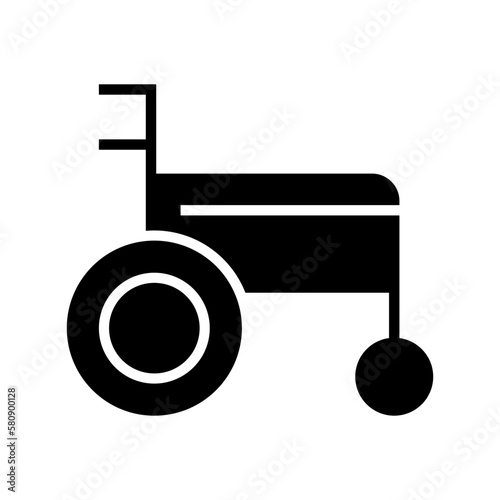 wheelchair icon or logo isolated sign symbol vector illustration - high quality black style vector icons
