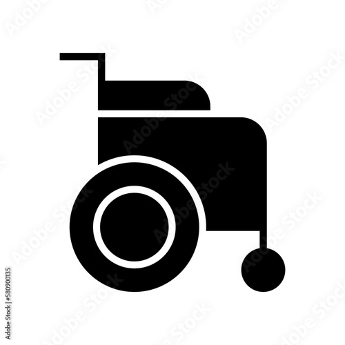 wheelchair icon or logo isolated sign symbol vector illustration - high quality black style vector icons
