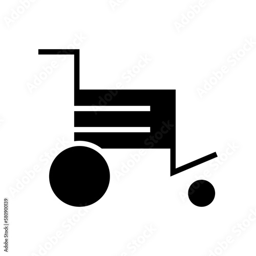 wheelchair icon or logo isolated sign symbol vector illustration - high quality black style vector icons
