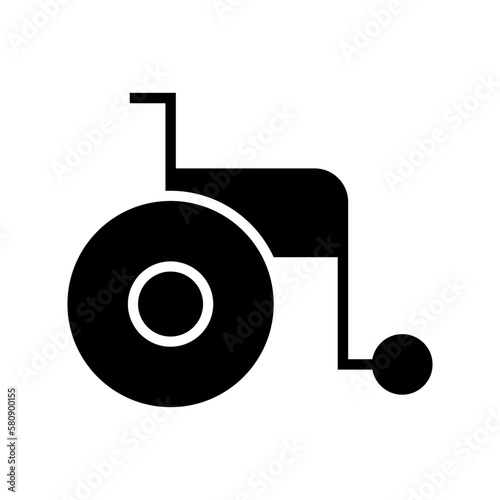wheelchair icon or logo isolated sign symbol vector illustration - high quality black style vector icons
