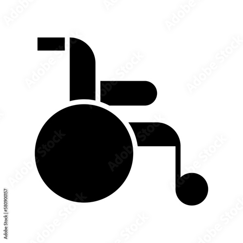 wheelchair icon or logo isolated sign symbol vector illustration - high quality black style vector icons
