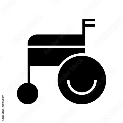 wheelchair icon or logo isolated sign symbol vector illustration - high quality black style vector icons
