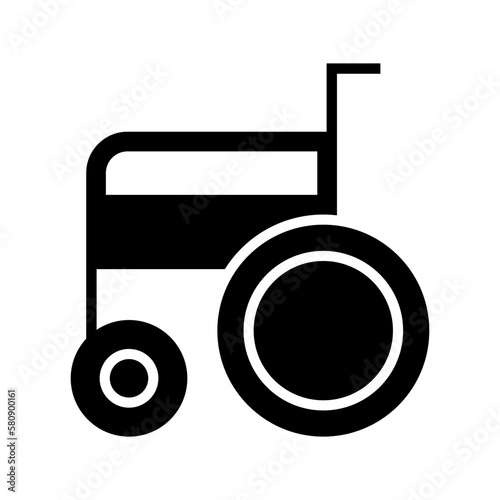 wheelchair icon or logo isolated sign symbol vector illustration - high quality black style vector icons
