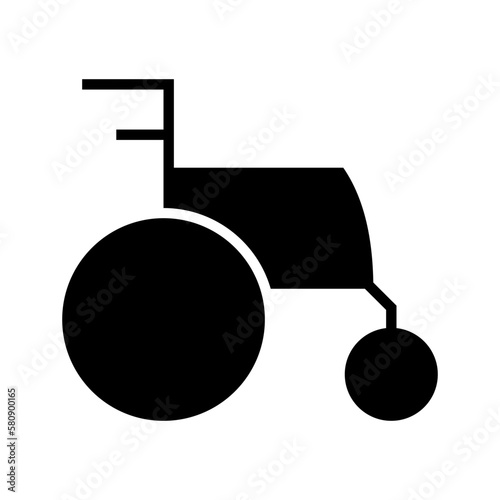 wheelchair icon or logo isolated sign symbol vector illustration - high quality black style vector icons
