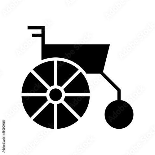 wheelchair icon or logo isolated sign symbol vector illustration - high quality black style vector icons
