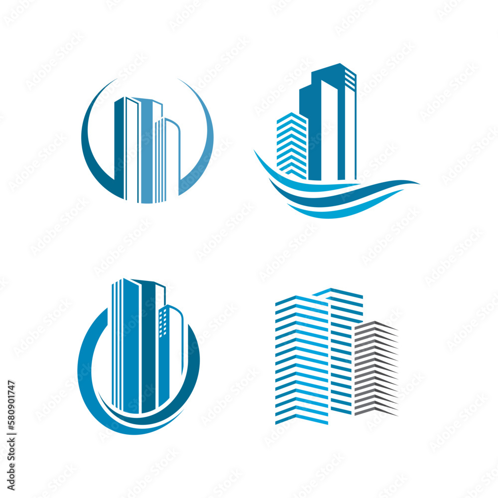 concept of Building Logo Vector Icon Illustration concept of Building Logo Vector Icon Illustration