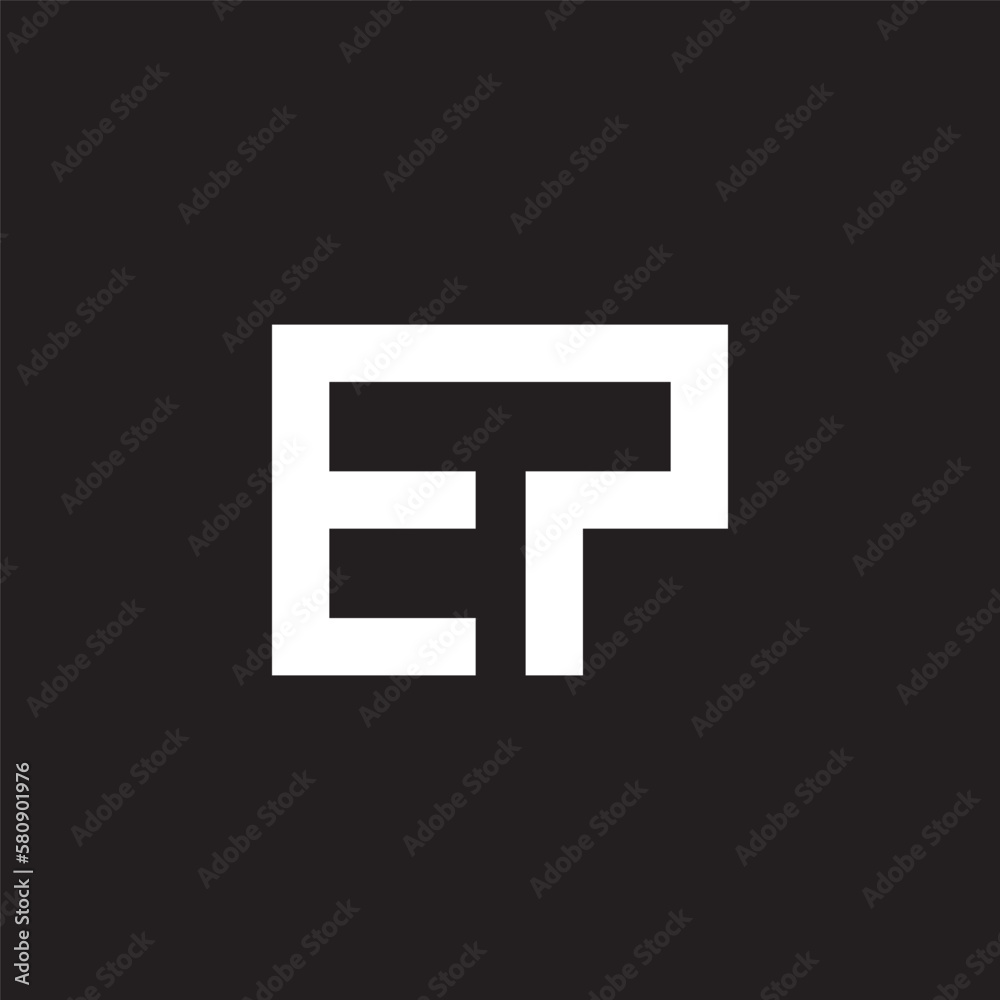 letter ep initial logo vector icon illustration letter ep initial logo vector icon illustration