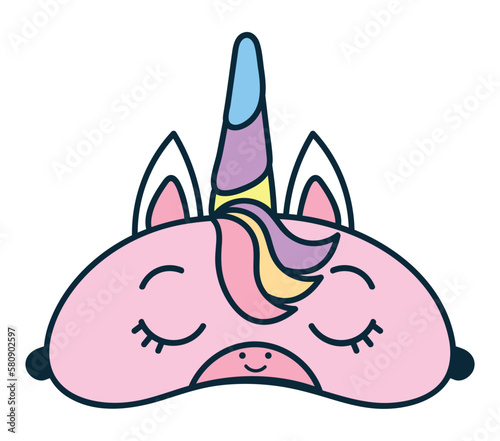 unicorn mask sleep