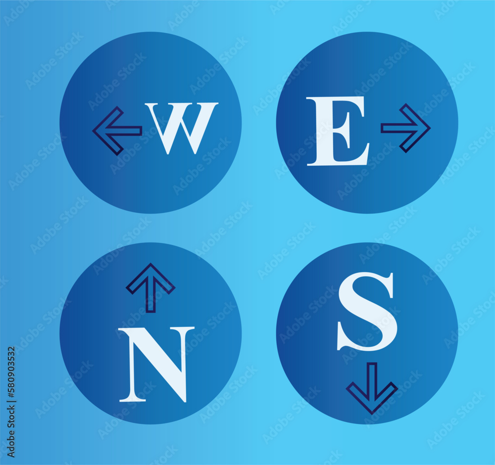 Compass Vector, Nautical compass illustration Compass Vector, Nautical compass illustration