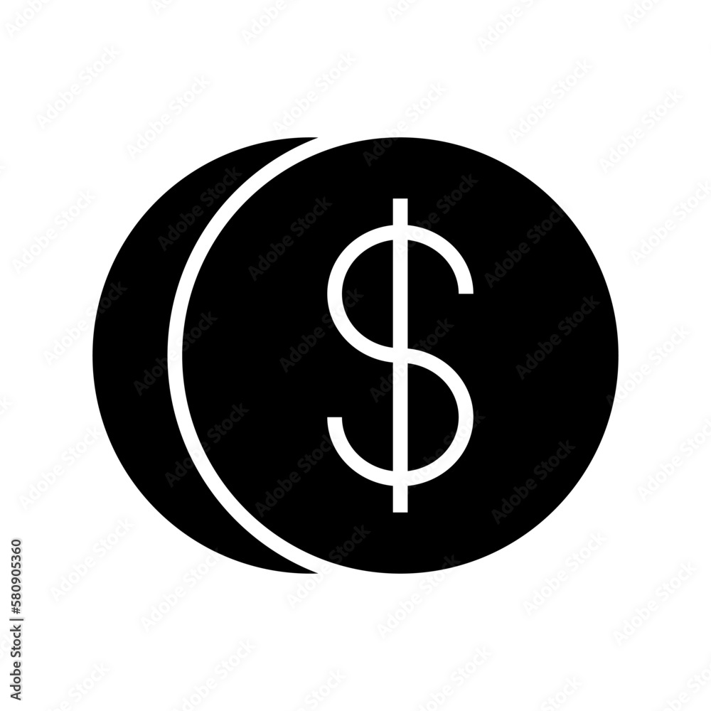Obraz premium finance icon or logo isolated sign symbol vector illustration - high quality black style vector icons 