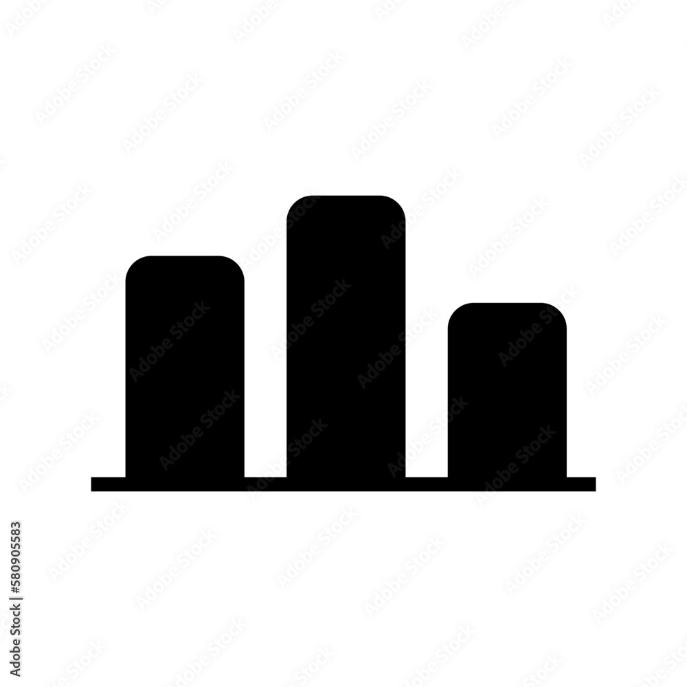 graphs icon or logo isolated sign symbol vector illustration - high quality black style vector icons
