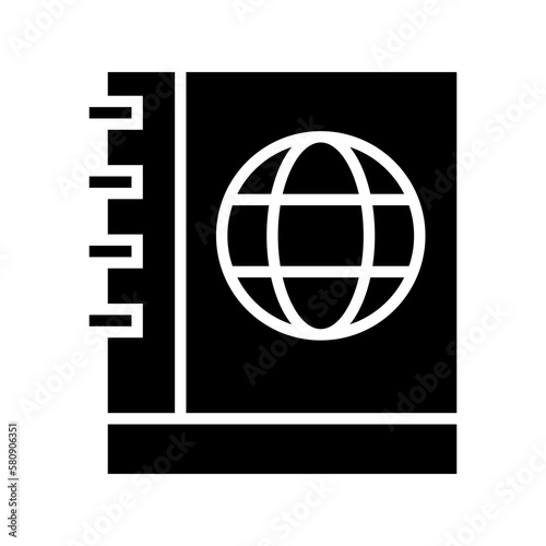 passport icon or logo isolated sign symbol vector illustration - high quality black style vector icons
