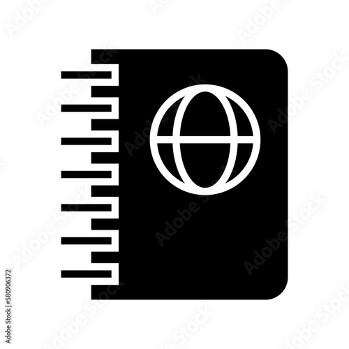 passport icon or logo isolated sign symbol vector illustration - high quality black style vector icons
