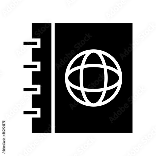passport icon or logo isolated sign symbol vector illustration - high quality black style vector icons
