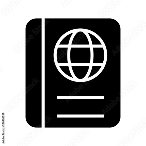 passport icon or logo isolated sign symbol vector illustration - high quality black style vector icons 