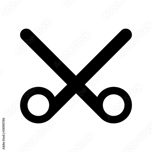 scissors icon or logo isolated sign symbol vector illustration - high quality black style vector icons 