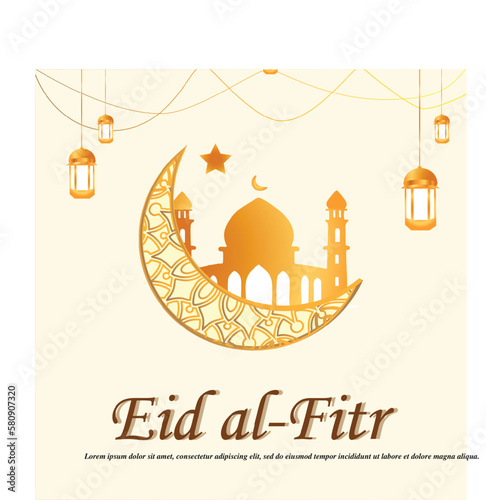 eid mubarak greeting card