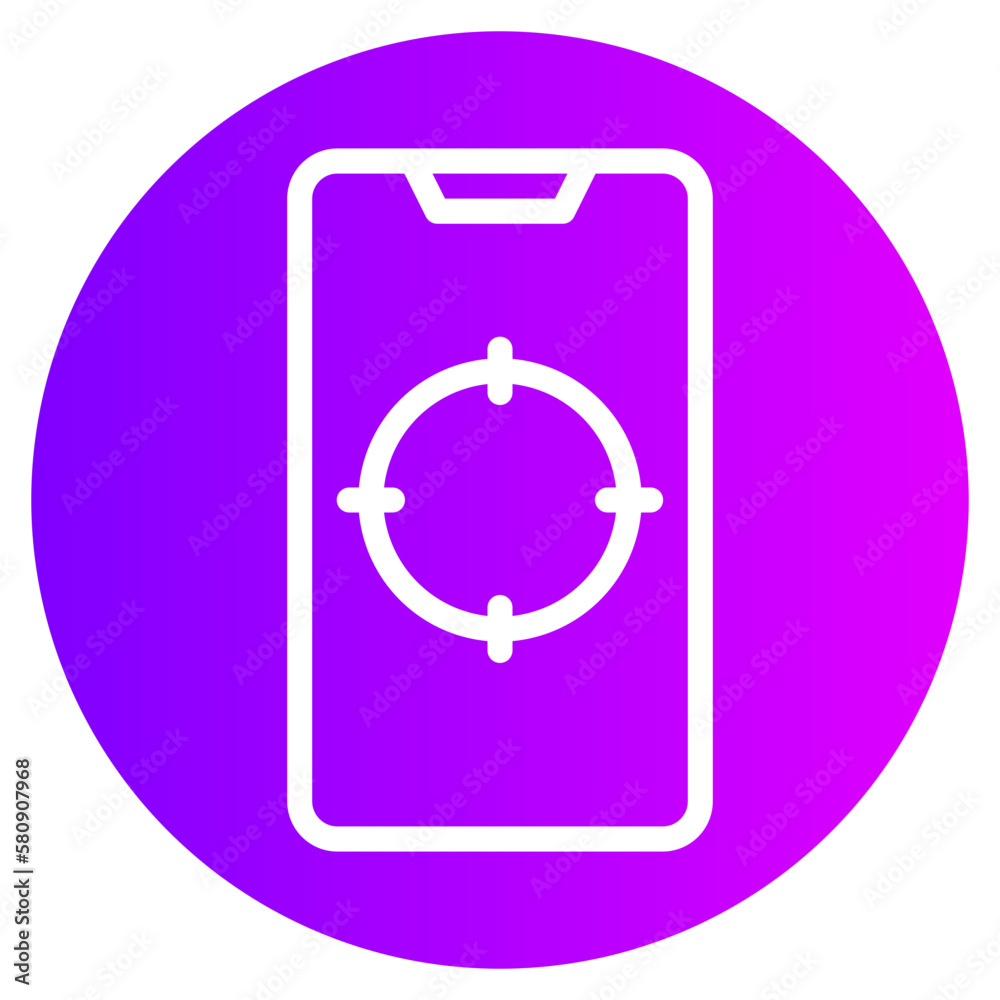 target gradient icon target gradient icon