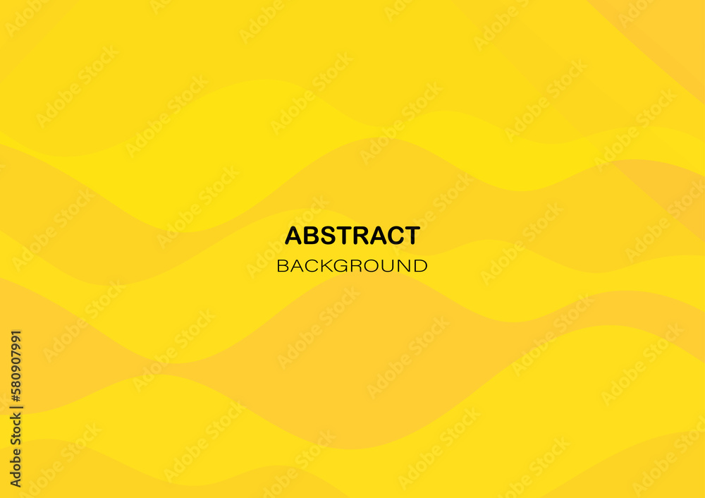 Abstract wavy yellow background with geometric element. Fluid shapes composition. Liquid color. Abstract wavy yellow background with geometric element. Fluid shapes composition. Liquid color.