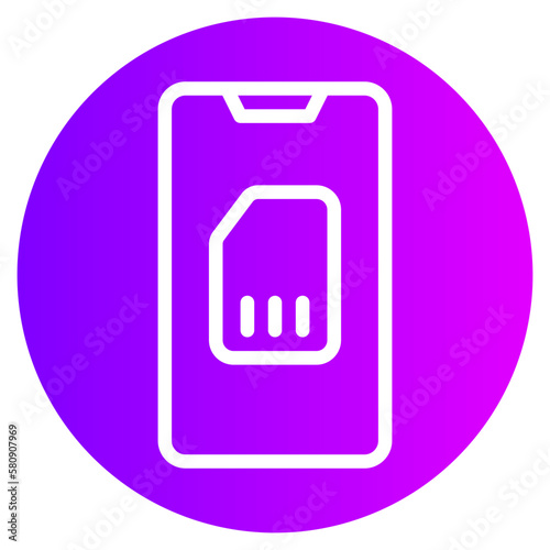 simcard gradient icon