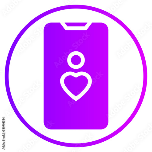 healthcare gradient icon