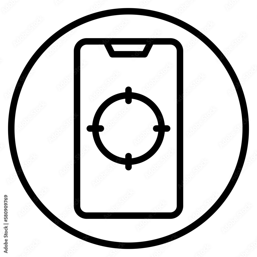 target line icon target line icon