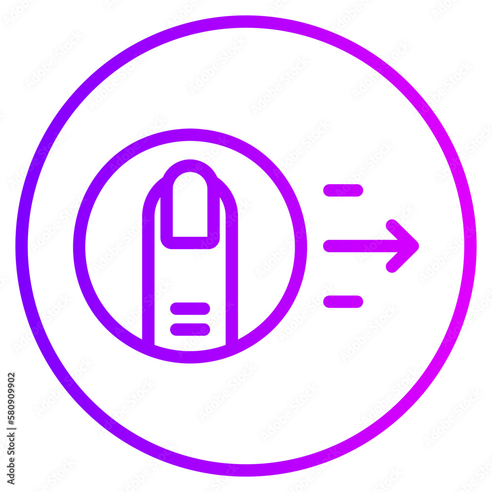 tap gradient icon tap gradient icon
