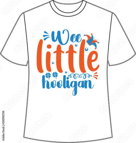 Wee little hooligan St Patrick's day design, St Patrick's day SVG, St Patrick's day bundle ,design bundle, cutting file, SVG design bundle, t shirt design 