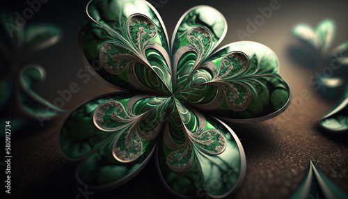 cloverleaf Abstract hyper detailed 8k hd wallpaper photo