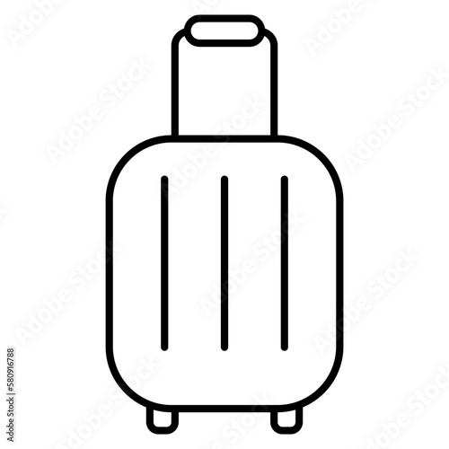 Suitcase line icon
