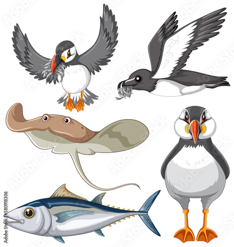 Set of animal cartoon