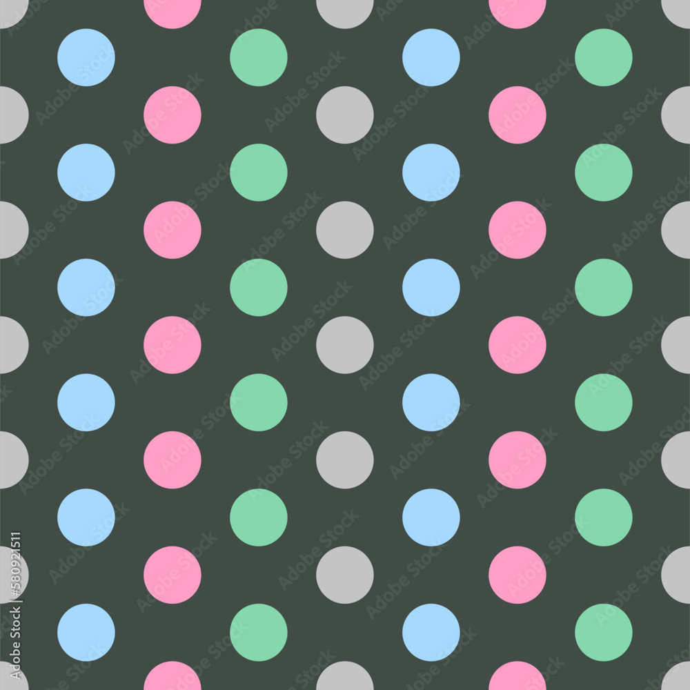 Polka dot seamless pattern with regular rows Polka dot seamless pattern with regular rows