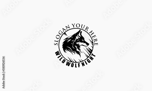 wolf design vector concept graphics background logo
