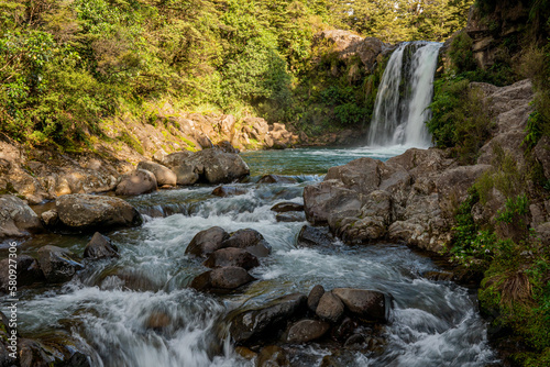 Tawhai Falls In New Zealand