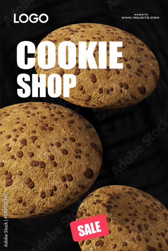 cookies with chocolate