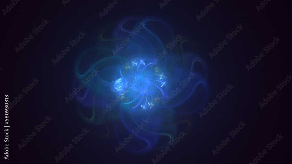 3D rendering abstract multicolor technology fractal light background 3D rendering abstract multicolor technology fractal light background