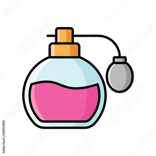 perfume icon vector design template in white background