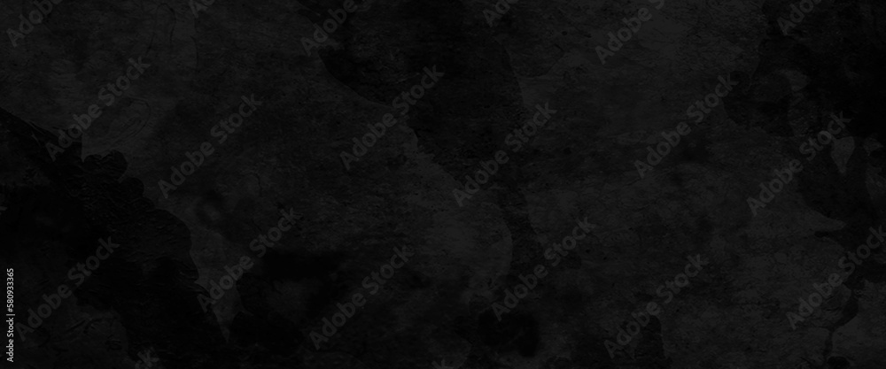 Fototapeta premium Panorama black marble stone texture for black marble background pattern floor stone tile slab nature, tile gray, marble pattern, elegant black marble texture background, vector illustration.