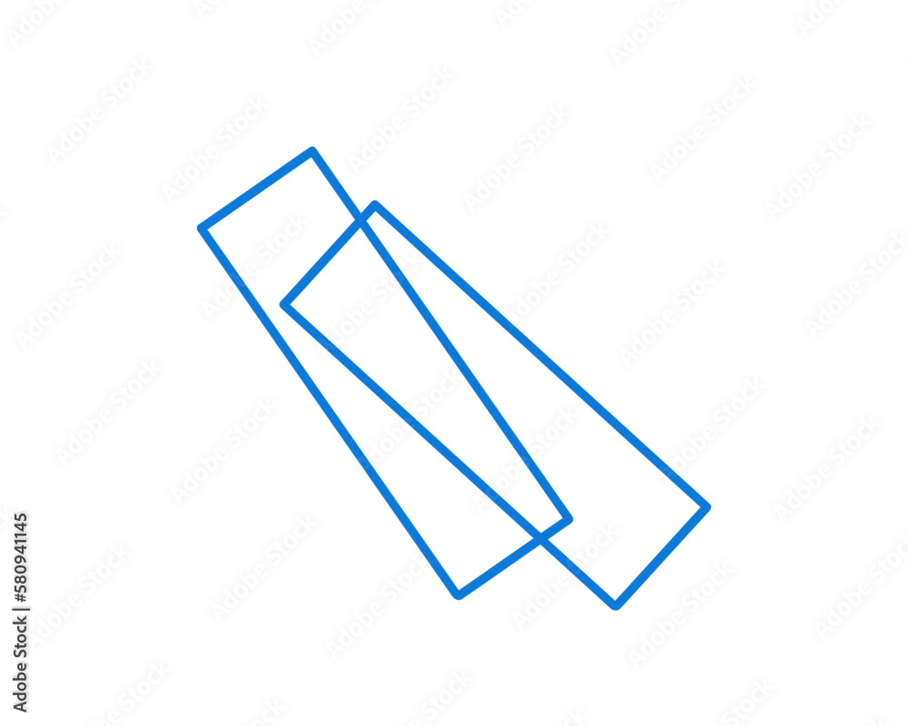 Glass slides, vector illustration in doodle style Glass slides, vector illustration in doodle style