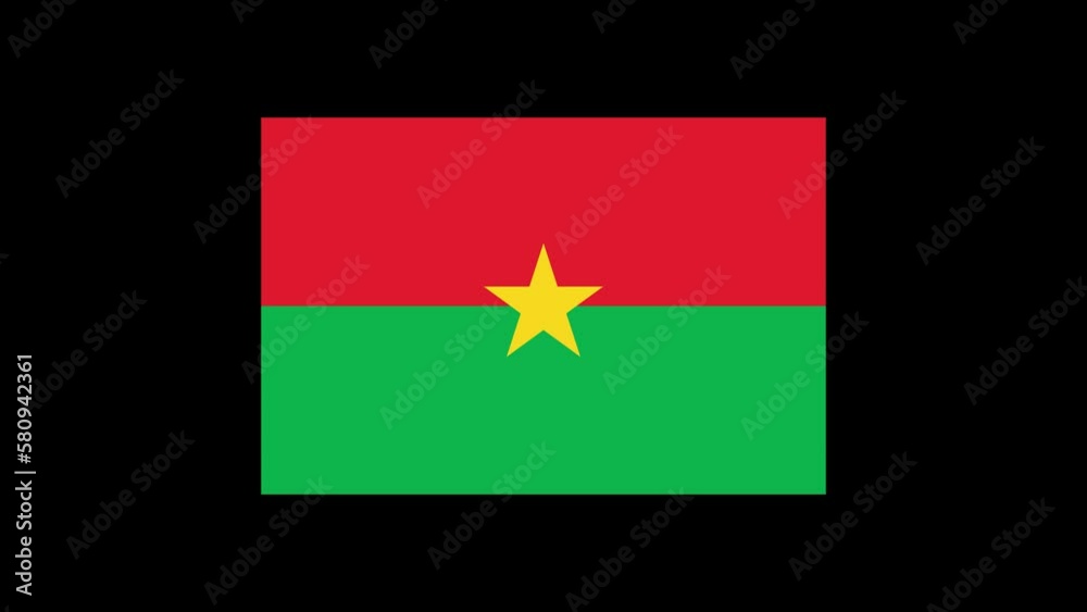 Botswana flag animation green screen chroma key background 4K motion graphics Botswana flag animation green screen chroma key background 4K motion graphics