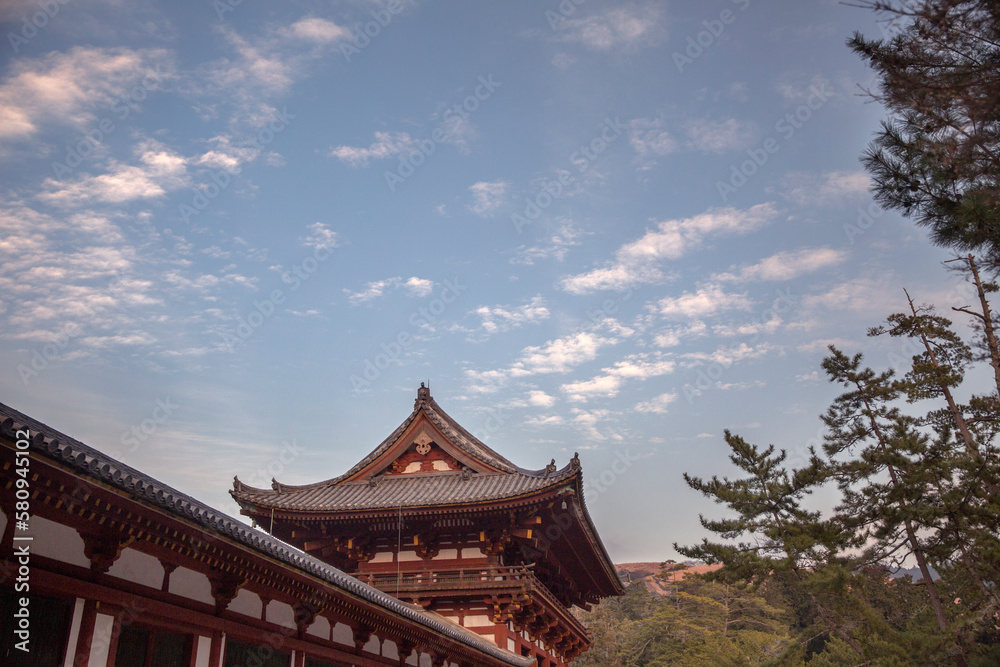 Low angle view of traditional building against sky Low angle view of traditional building against sky
