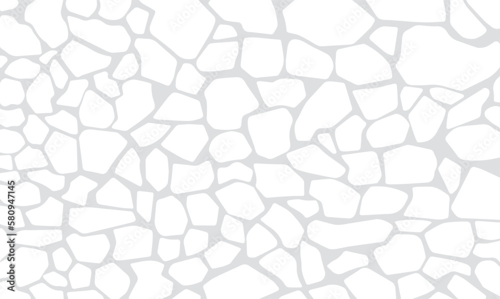 Rubble stone seamless pattern texture. Vector 10 eps.