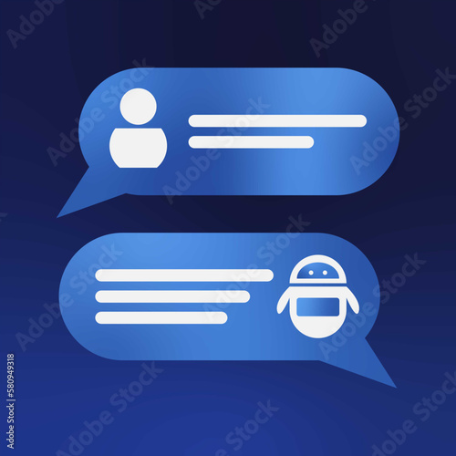 Chat Robot artificial intelligence robots generating content future of AI Chatting with Robots Machine Learning technology 