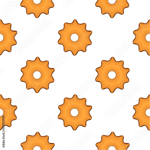 Pattern homemade cookie different taste in pastry biscuit