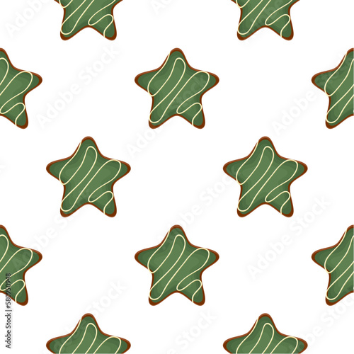 Pattern homemade cookie different taste in pastry biscuit