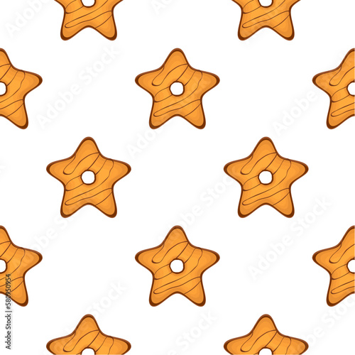 Pattern homemade cookie different taste in pastry biscuit