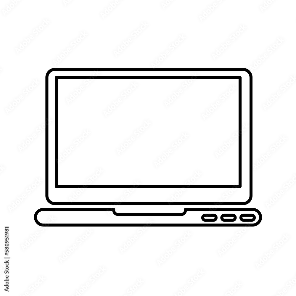 monitor icon vector, flat design trendy style illustration onwhite background monitor icon vector, flat design trendy style illustration onwhite background