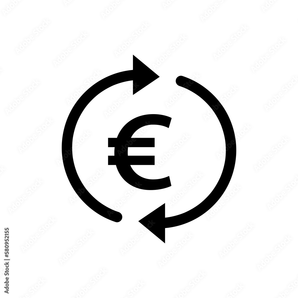  money convert icon, flat design best illustration..eps