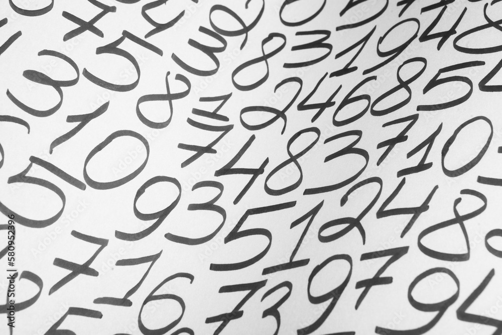 Background of numbers. from zero to nine. Finance data concept. Mathematic. Seamless pattern with numbers. financial crisis concept. Business success. Background of numbers. from zero to nine. Finance data concept. Mathematic. Seamless pattern with numbers. financial crisis concept. Business success.